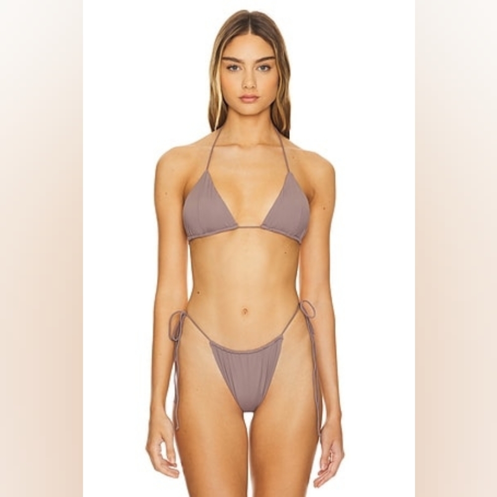 NWT Riot Swim Taupe Bixi Bikini BOTTOM SMALL